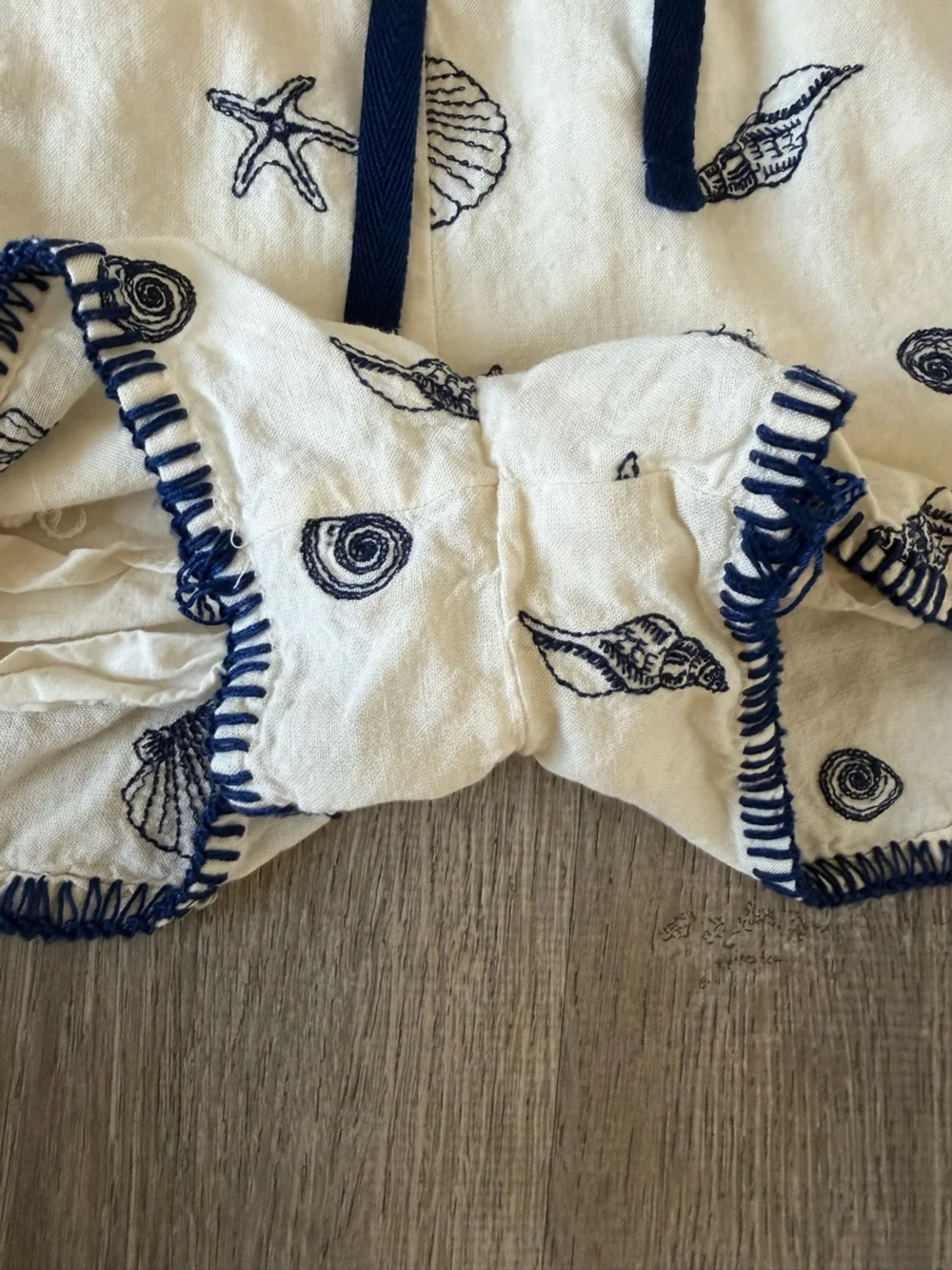 Happily Grey Embroidered Beach Set